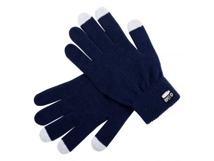 Dotykové rukavice , RPET polyester , dark blue (Farba dark blue)