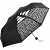 Manuálne skladací dáždnik s meniacou sa farbou, priemer 98 cm , Black