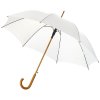 Automatický dáždnik s drevenou rúčkou, priemer 106 cm , white