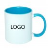 Hrnček farebné vnútro s LOGOM