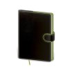 Zápisník Flip B6 - linajkový , black/red (Farba black/red)