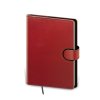 Zápisník Flip B6 - bodkovaný , black/red (Farba black/red)