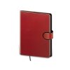 Zápisník Flip B6 - bodkovaný , black/red (Farba black/red)