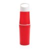 Organická fľaša na vodu BE O Bottle, vyrobené v EU. 500 ml , Red (Farba Red)