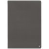Sada 2 zápisníkov A5 (čisté a linajkové strany) , slate gray (Farba slate gray)