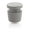 Pohár so silikónovým vrchnákom a úchopom Ukiyo , gray (Farba gray)