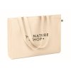 Taška z recyklovaného plátna (280 g/m2) , Beige (Farba Beige)
