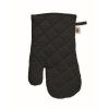 Kuchynská rukavice z bavlny , Black (Farba Grey)