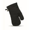 Kuchynská rukavice z bavlny , Black (Farba Grey)