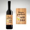 Víno s vlastnou etiketou s LOGOM