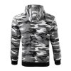 Camo Zipper Mikina pánska (Velikost S, Varianta camouflage gray)
