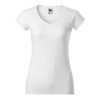 Fit V-neck Tričko dámske (Velikost XS, Varianta biela)