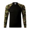 Camouflage LS Tričko unisex (Velikost XS, Varianta camouflage gray)