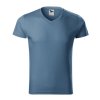 Slim Fit V-neck Tričko pánske (Velikost S, Varianta biela)
