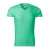 Slim Fit V-neck Tričko pánske (Velikost S, Varianta biela)
