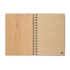 Bambusový zápisník A5 , wood (Farba wood)