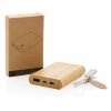 Powerbanka 5 000 mAh z bambusu , Brown (Farba Brown)
