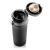 Termoska Easy lock z RCS recyklovanej ocele 450ml , Black (Farba Black)
