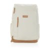 Batoh na 15" notebook Impact z 16 oz. recykl. canvas , Off white (Farba Off white)