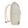 Batoh na 15" notebook Impact z 16 oz. recykl. canvas , Off white (Farba Off white)