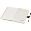Zápisník A5 a guľôčkové pero z kartónov od mlieka , white (Farba white)