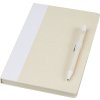 Zápisník A5 a guľôčkové pero z kartónov od mlieka , white (Farba white)