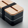 Plastový obedár WINT (2x400 ml) , Black (Farba Black)