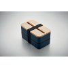 Plastový obedár WINT (2x400 ml) , Black (Farba Black)
