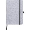 RPET zápisník A5 , Grey (Farba Grey)