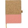 Zápisník A5 s korkom , peach (Farba Red)