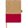Zápisník A5 s korkom , peach (Farba Red)