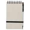Zápisník z kartónov od mlieka s perom , Beige (Farba Beige)