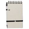Zápisník z kartónov od mlieka s perom , Beige (Farba Beige)