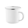 Sublimačný smaltovaný hrnček 350 ml , white (Farba white)