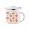 Sublimačný smaltovaný hrnček 350 ml , white (Farba white)