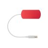 USB hub , Red (Farba Red)
