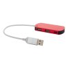 USB hub , Red (Farba Red)