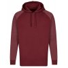 Men´s No Pocket Hoody , Burgundy, S