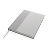 Zápisník A5 z GRS RPET a kraftu , Grey (Farba Grey)