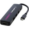 Multimediálny adaptér USB 2.0-3.0 s portom HDMI , Black (Farba Black)