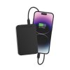 Powerbanka 10000mAh Compton z RCS alu a plastu , Black (Farba Black)