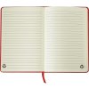 Zápisník z recyklovaného kartónu A5 , Red (Farba Red)