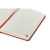 Zápisník z recyklovaného kartónu A5 , Red (Farba Red)