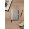 Zápisník A5 VINGA Albon z GRS plsti , Black (Farba Grey)