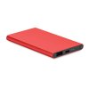 Hliníková powerbanka 4000 mAh , Red (Farba Red)