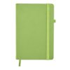 Zápisník A5 z recyklovaného PU , Lime (Farba Lime)
