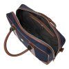 Taška na dokumenty Button , navy/brown (Farba Black)