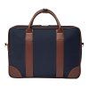 Taška na dokumenty Button , navy/brown (Farba Black)
