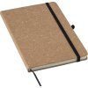Zápisník A5 z recyklovanej kože , Brown (Farba Brown)