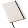 Zápisník A5 z recyklovaných kartónov od mlieka , white/black (Farba white/black)